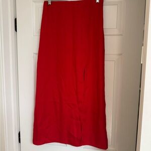 Elegant Red Women's Skirt